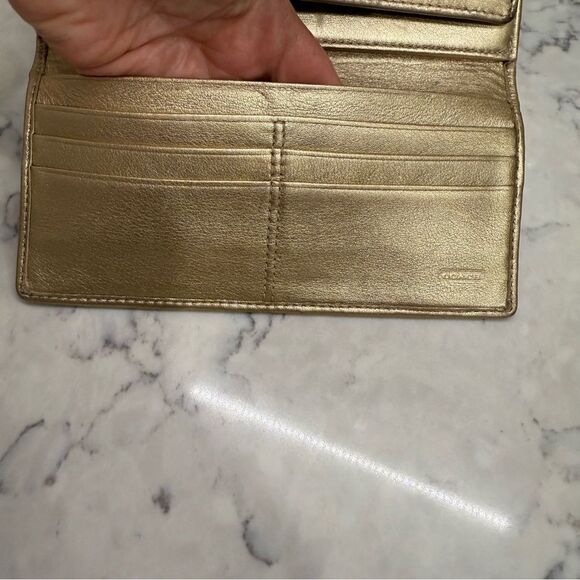 Vintage Coach Ashley Iris Floral Slim Envelope Wallet - Picture 5 of 11